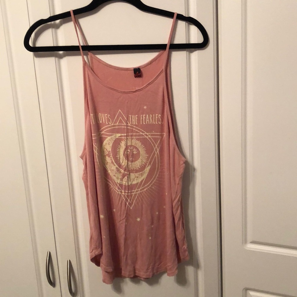 Moon/Sun Pink Tank Top